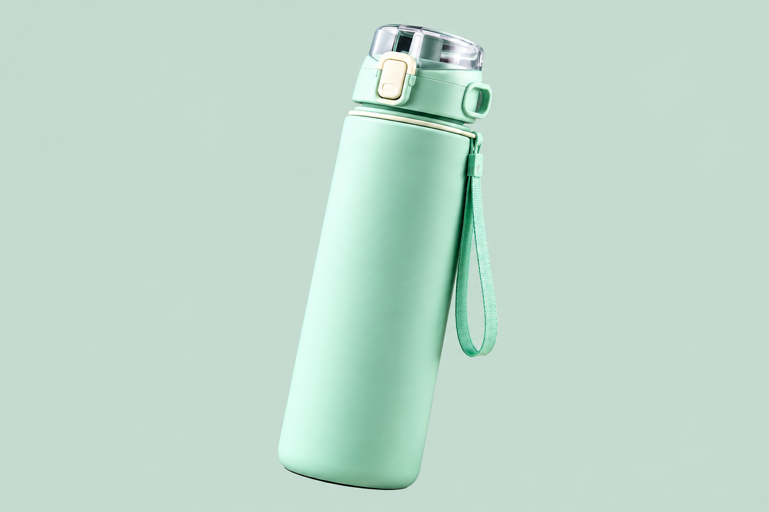 Mint Green Flip-Top Thermos